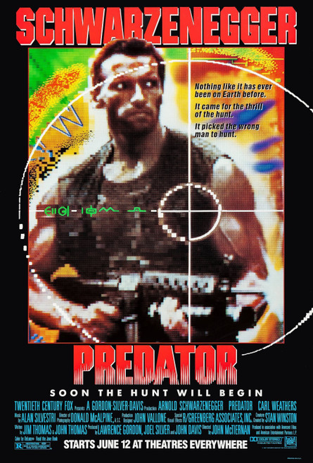 Predator (1987)_1 Poster Canvas Movie Film Print A0 A1 A2 A3 A4 A5 A6 Art Wall D