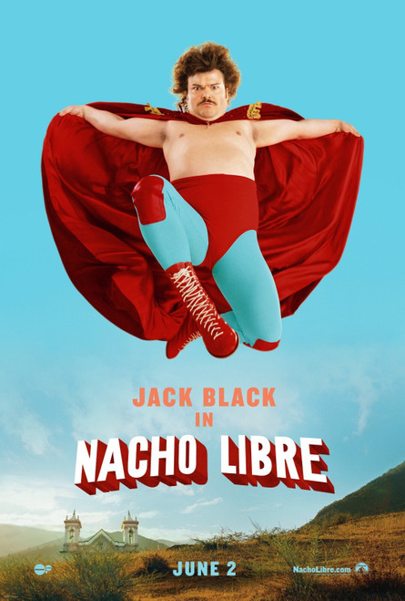 Nacho Libre (2006)_2 Poster Canvas Movie Film Print A0 A1 A2 A3 A4 A5 A6 Art Wal