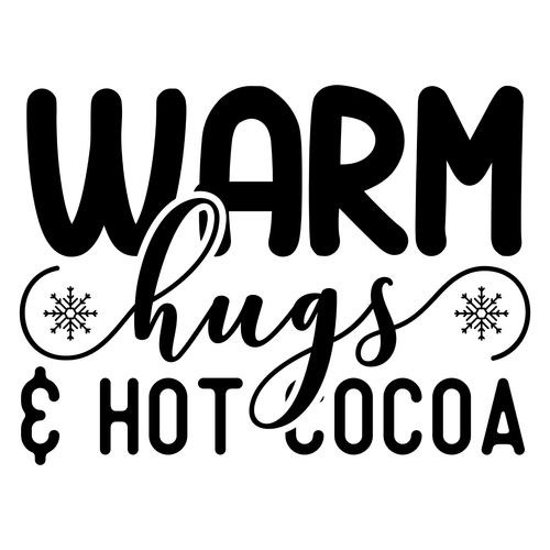 Warm Hugs & Hot Cocoa-01 Poster Canvas Movie Film Print A0 A1 A2 A3 A4 A5 A6 Art