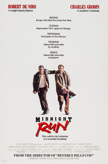 Midnight Run (1988)_3 Poster Canvas Movie Film Print A0 A1 A2 A3 A4 A5 A6 Art Wa