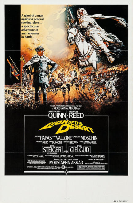 Lion of the Desert (1980)_1 Poster Canvas Movie Film Print A0 A1 A2 A3 A4 A5 A6