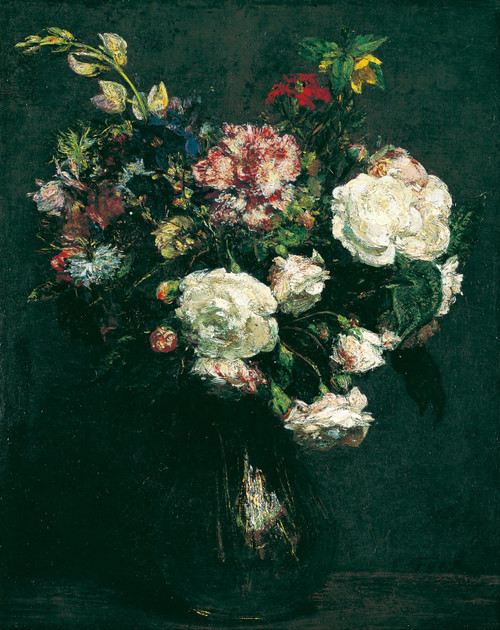 Henri_Fantin-Latour_-_Vase_of_Flowers_-_Google_Art_Project(1) Poster Canvas Movi