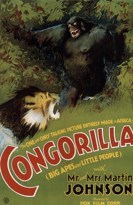 Congorilla (1932)_0 Movie Film Poster Canvas iconic design