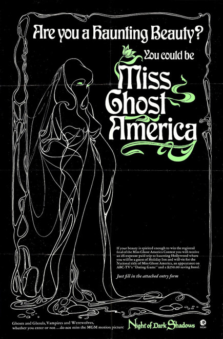 Night Of Dark Shadows 03 Poster Canvas Movie Film Print A0 A1 A2 A3 A4 A5 A6 Art