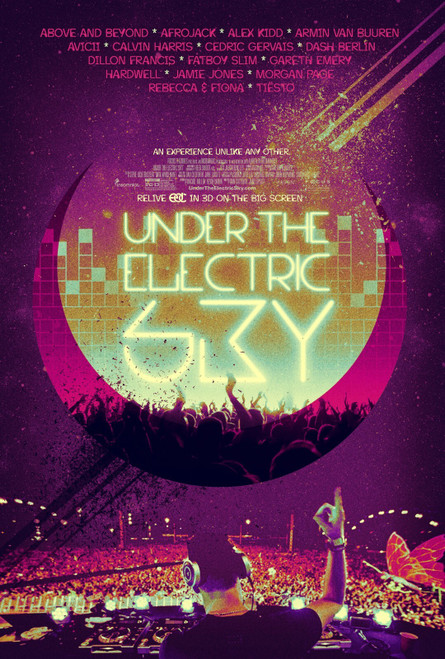 Under the Electric Sky (2014)_2 Poster Canvas Movie Film Print A0 A1 A2 A3 A4 A5