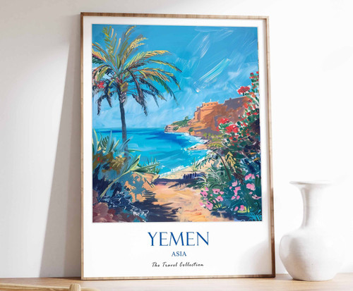3_Yemen Print, Yemen Travel Poster, Middle East Travel Print, Islamic Decor, Gif