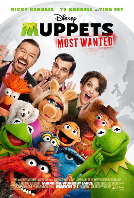 Muppets Most Wanted (2014)_1 Poster Canvas Movie Film Print A0 A1 A2 A3 A4 A5 A6