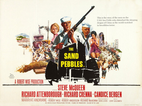 The Sand Pebbles (1966)_3 Poster Canvas Movie Film Print A0 A1 A2 A3 A4 A5 A6 Ar