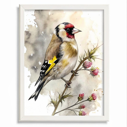 Goldfinch in Watercolour Art Print (3) Poster Canvas Movie Film Print A0 A1 A2 A