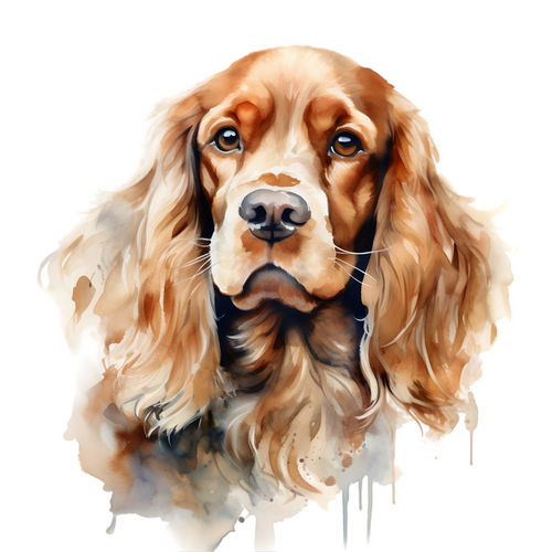 Cocker Spaniel (4) Poster Canvas Movie Film Print A0 A1 A2 A3 A4 A5 A6 Art Wall
