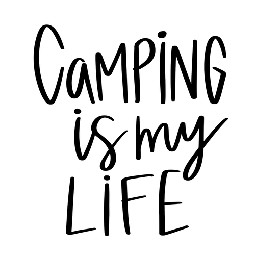 3. Camping is My Life Poster Canvas Movie Film Print A0 A1 A2 A3 A4 A5 A6 Art Wa