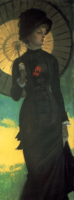 Tissot_Newton_Parasol Poster Canvas Movie Film Print A0 A1 A2 A3 A4 A5 A6 Art Wa