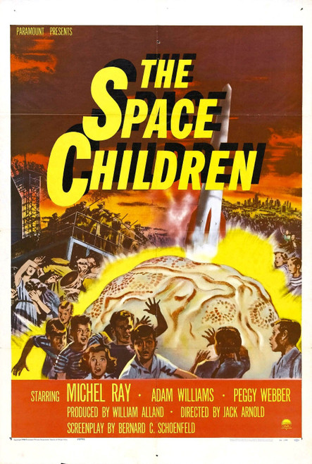Space Children 01 Poster Canvas Movie Film Print A0 A1 A2 A3 A4 A5 A6 Art Wall D