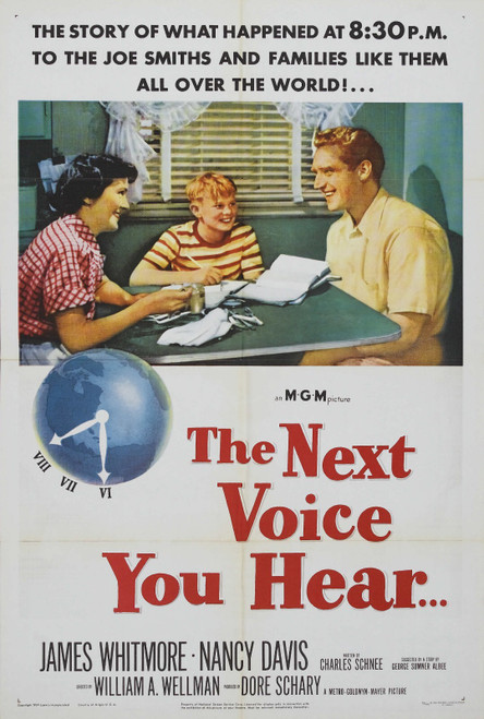 The Next Voice You Hear... (1950)_1 Poster Canvas Movie Film Print A0 A1 A2 A3 A