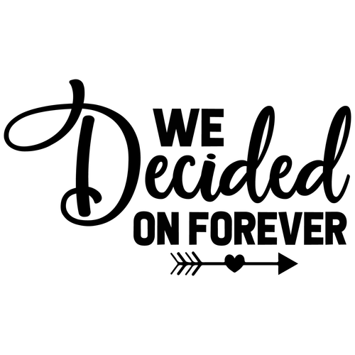 We Decided on Forever-01 (3) Poster Canvas Movie Film Print A0 A1 A2 A3 A4 A5 A6