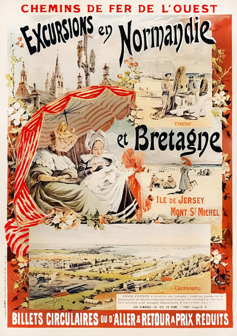 53440863607_Chemins de Fer de l'Ouest, Excursions en Normandie et Bretagne, Île