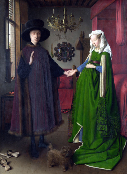 Eyk, Jan van - The Arnolfini Portrait Poster Canvas Movie Film Print A0 A1 A2 A3