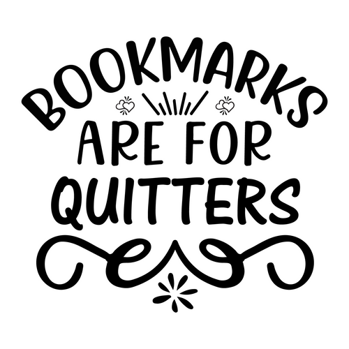 Bookmarks Are For Quitters-01 (4) Poster Canvas Movie Film Print A0 A1 A2 A3 A4