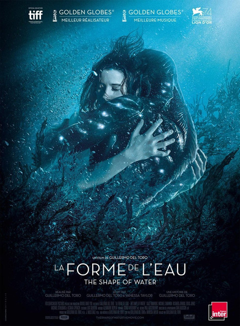 The Shape of Water (2017)_4 Poster Canvas Movie Film Print A0 A1 A2 A3 A4 A5 A6