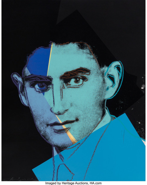 Andy Warhol (1928-1987). Franz Kafka, from Ten Portraits of Jews of the Twentiet