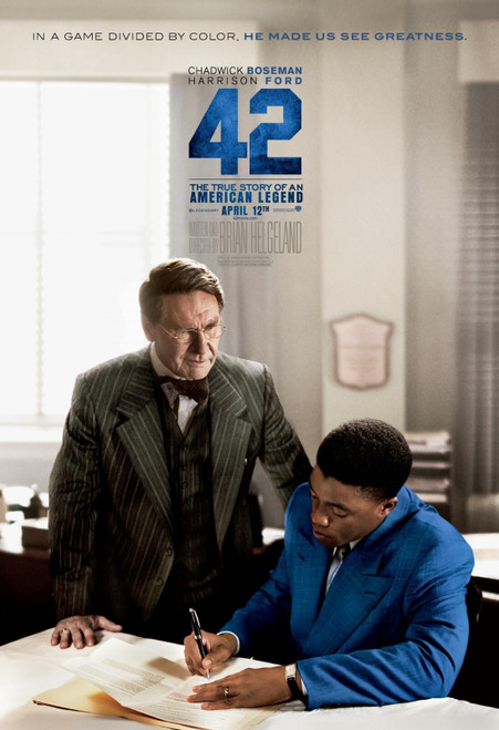 42 (2013)_8 Movie Film Poster Canvas iconic design