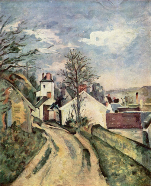 Cezanne Paul - The House of Doctor Gachet in Auvers Poster Canvas Movie Film Pri