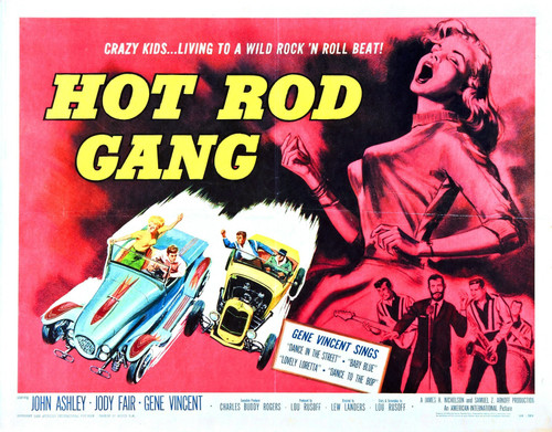 Hot Rod Gang 02 Poster Canvas Movie Film Print A0 A1 A2 A3 A4 A5 A6 Art Wall Dec