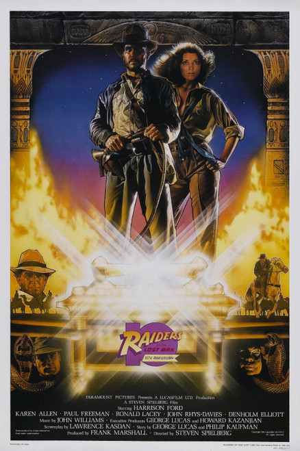 Raiders of the Lost Ark (1981)_4 Poster Canvas Movie Film Print A0 A1 A2 A3 A4 A