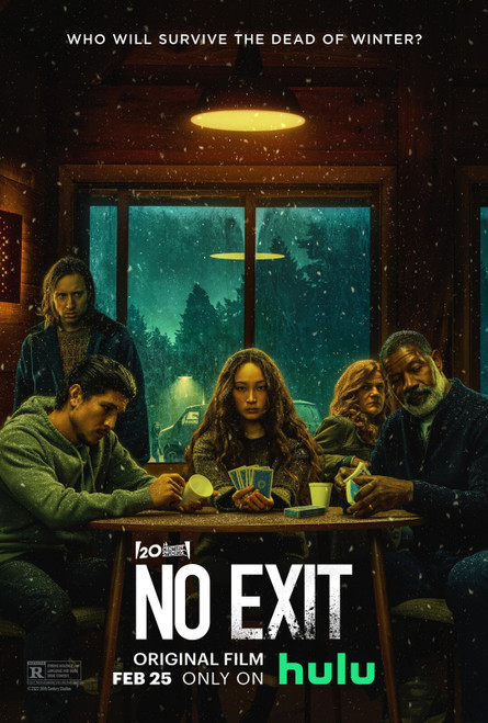 No Exit (2022)_2 Poster Canvas Movie Film Print A0 A1 A2 A3 A4 A5 A6 Art Wall De