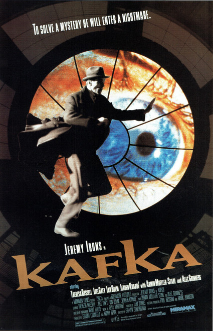 Kafka- Us 1991 Poster Canvas Movie Film Print A0 A1 A2 A3 A4 A5 A6 Art Wall Deco