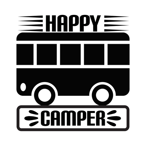 Happy Camper-01 (2) Poster Canvas Movie Film Print A0 A1 A2 A3 A4 A5 A6 Art Wall