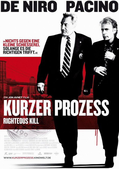 Righteous Kill (2008)_8 Poster Canvas Movie Film Print A0 A1 A2 A3 A4 A5 A6 Art