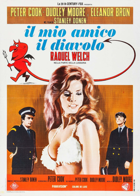 Bedazzled (1967)_2 Movie Film Poster Canvas iconic design