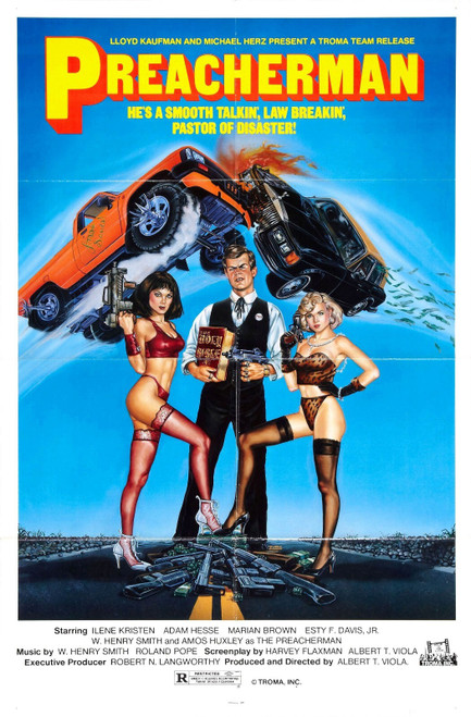 Preacherman 02 Poster Canvas Movie Film Print A0 A1 A2 A3 A4 A5 A6 Art Wall Deco