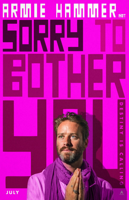 Sorry to Bother You (2018)_4 Poster Canvas Movie Film Print A0 A1 A2 A3 A4 A5 A6