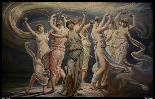 elihu-vedder---the-pleiades--jpb_20452411549_o(1) Poster Canvas Print Art Painti