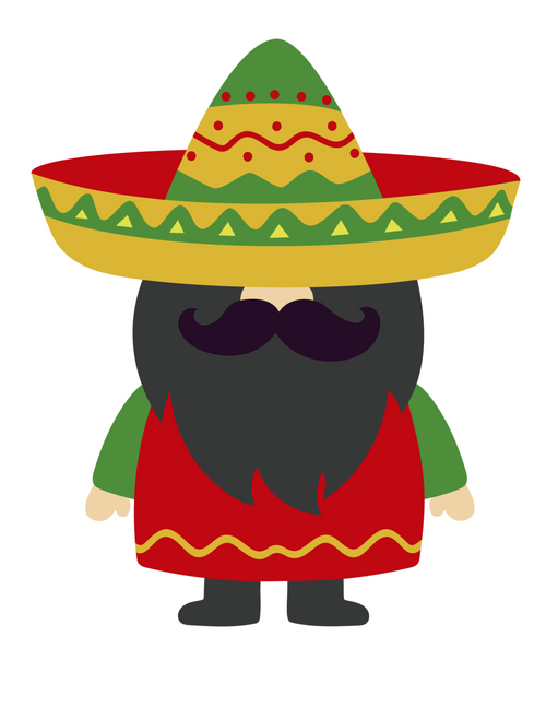 2- Mexican gnome_Mesa de trabajo 1 Poster Canvas Movie Film Print A0 A1 A2 A3 A4