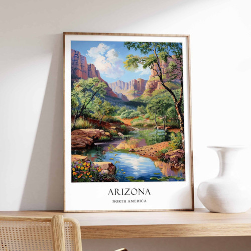 3_Arizona Poster, Home Decor, Travel Art, North American Wall Art, United States
