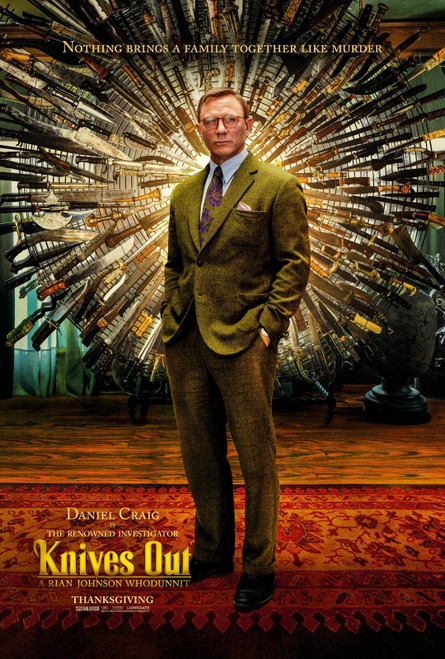 Knives Out (2019)_4 Poster Canvas Movie Film Print A0 A1 A2 A3 A4 A5 A6 Art Wall