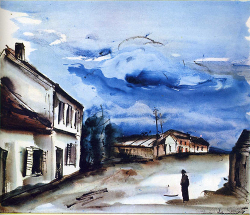 Maurice de Vlaminck - Painting nr 154 Poster Canvas Movie Film Print A0 A1 A2 A3