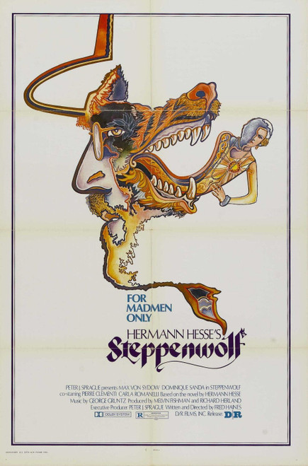 Steppenwolf (1974)_0 Poster Canvas Movie Film Print A0 A1 A2 A3 A4 A5 A6 Art Wal