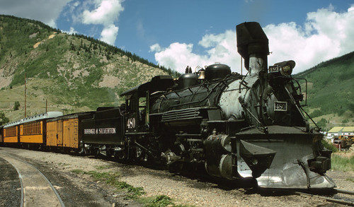 Old Trains 16 Steam Locomotive - Durango and Silverton - Narrow Gauge Railroad P