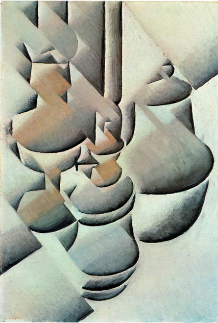 Juan Gris - Still life with bowl and vase Poster Canvas Movie Film Print A0 A1 A