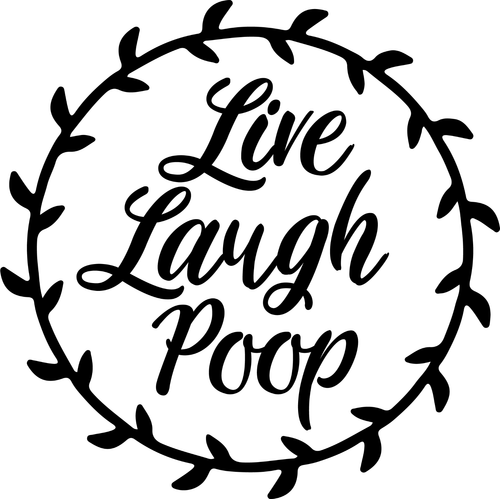 Live laugh poop (2) Poster Canvas Movie Film Print A0 A1 A2 A3 A4 A5 A6 Art Wall