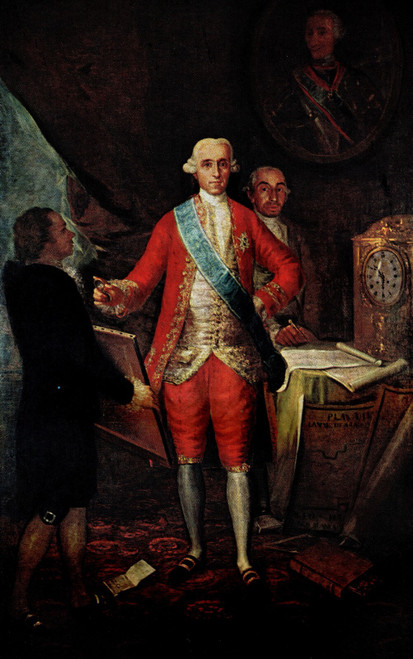 Goya - The Count of Floridablanca 1783 Poster Canvas Movie Film Print A0 A1 A2 A