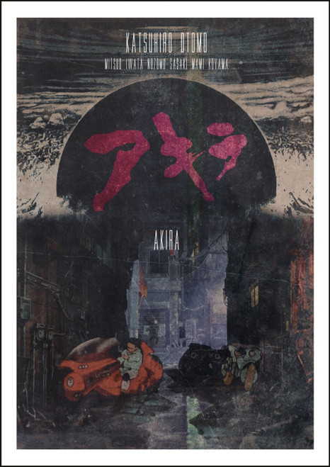 akira 4 Poster Canvas Movie Film Print A0 A1 A2 A3 A4 A5 A6 Art Wall Decoration