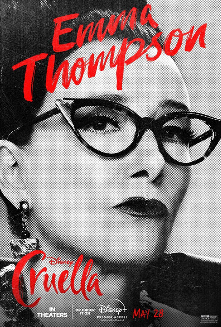 Cruella (2021)_10 Movie Film Poster Canvas iconic design