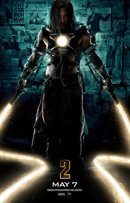 Iron Man 2 (2010)_3 Poster Canvas Movie Film Print A0 A1 A2 A3 A4 A5 A6 Art Wall