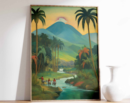 2_Colombia Travel Poster, Latin American Decor, Colombian Print, Floral Poster,