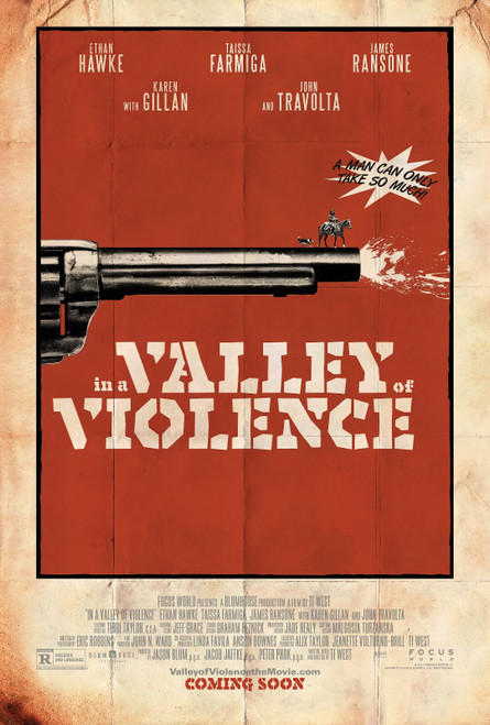 In a Valley of Violence (2016)_1 Poster Canvas Movie Film Print A0 A1 A2 A3 A4 A
